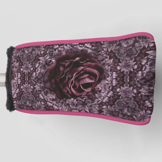 バラ曼荼羅 ゴルフヘッドカバー (正面)