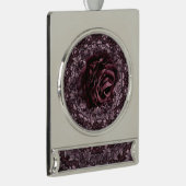 バラ曼荼羅 シルバープレートバナーオーナメント (右)