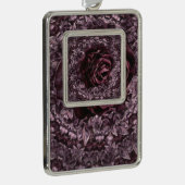 バラ曼荼羅 シルバープレートフレームオーナメント (右)