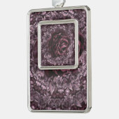 バラ曼荼羅 シルバープレートフレームオーナメント (左)