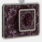 バラ曼荼羅 シルバープレートフレームオーナメント (右)