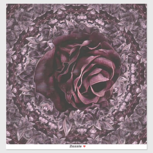 バラ曼荼羅 シール (シート)