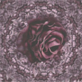 バラ曼荼羅 シール (正面)