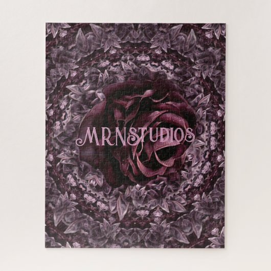 バラ曼荼羅 ジグソーパズル (縦)