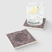 バラ曼荼羅 ストーンコースター (横)