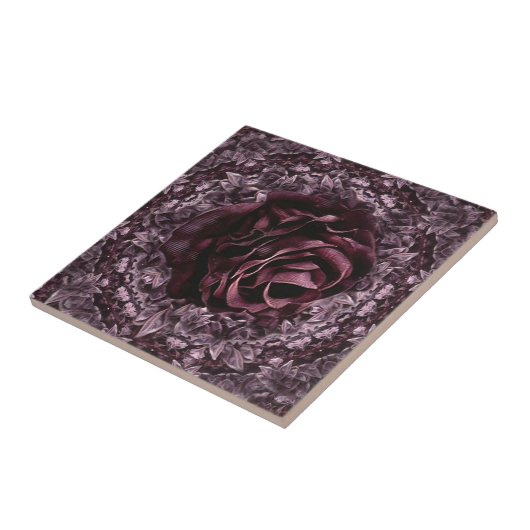 バラ曼荼羅 タイル (側面)