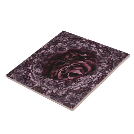 バラ曼荼羅 タイル (側面)