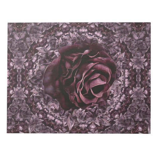 バラ曼荼羅 ノートパッド (正面)