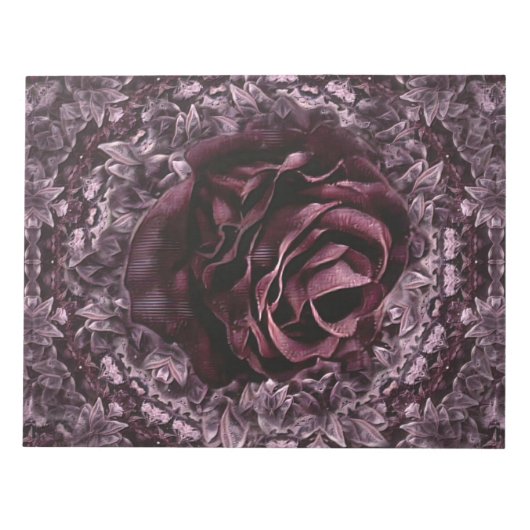 バラ曼荼羅 ノートパッド (正面)