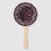 バラ曼荼羅 ハンドファン (裏面)