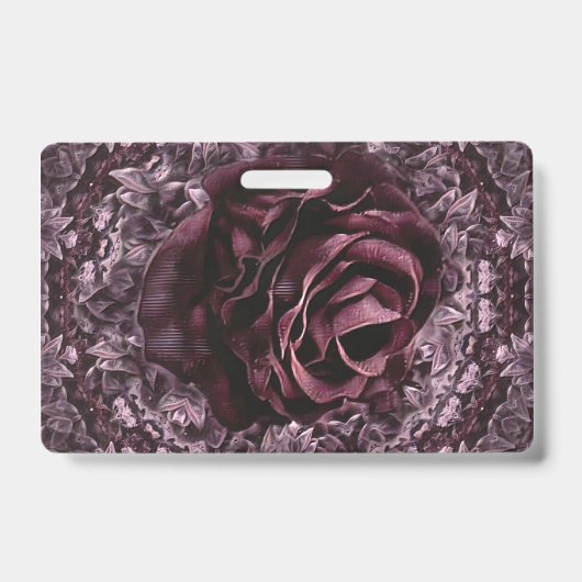 バラ曼荼羅 バッジ (正面)