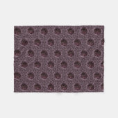 バラ曼荼羅 フリースブランケット (正面(横))