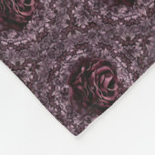 バラ曼荼羅 フリースブランケット (角)