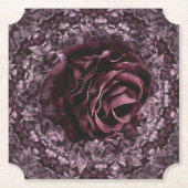 バラ曼荼羅 ペーパーコースター (正面)