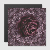 バラ曼荼羅 マグネット招待状 (正面/裏面)