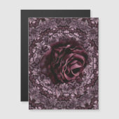 バラ曼荼羅 マグネット招待状 (正面/裏面)