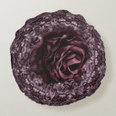 バラ曼荼羅 ラウンドクッション (裏面)