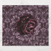 バラ曼荼羅 リキュールボトルラベル (シングルラベル)