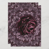 バラ曼荼羅 招待状 (正面/裏面)