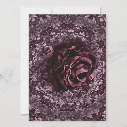 バラ曼荼羅 招待状 (正面)