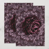 バラ曼荼羅 招待状 (正面/裏面)