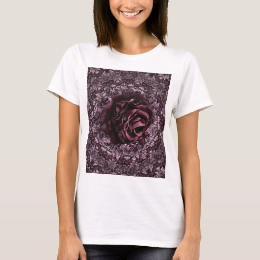 バラ曼荼羅 Tシャツ (正面)