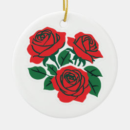 バラ束 セラミックオーナメント