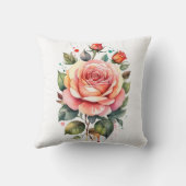 バラ枕 クッション (裏面)