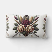 バラ枕 ランバークッション (裏面)