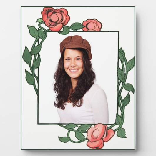 バラ枠プラーク フォトプラーク (正面)
