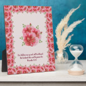 バラ枠付き表（上8 x 10） フォトプラーク (側面)