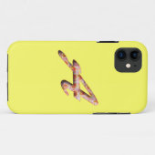 バラ模様のモノグラムA iPhone 5 カバー (裏面(横))