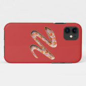 バラ模様のモノグラムU iPhone 5 カバー (裏面(横))