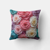 バラ模様クッション クッション (裏面)