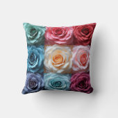 バラ模様クッション クッション (裏面)