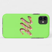 バラ模様入りモノグラムMのiPhone 5 カバー (裏面(横))