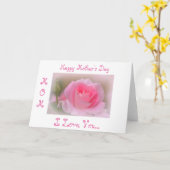 バラ母の日のグリーティングカード カード (黄色い花)