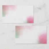 バラ水彩名刺 名刺 (正面/裏面)