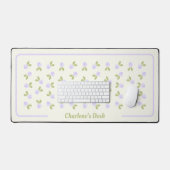 バラ水彩 – アリシアの紫 デスクマット (キーボード&マウス)