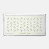 バラ水彩 – アリシアの紫 デスクマット (正面)