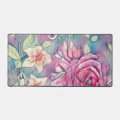 バラ水彩 デスクマット (正面)