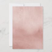 バラ水晶カラー結晶写真卒業 案内状 (裏面)