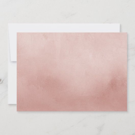 バラ水晶カラー結晶写真卒業 案内状 (裏面)