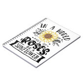 バラ満載の世界で ノートブック (左側)