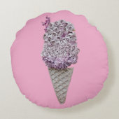 バラ漏斗 ラウンドクッション (裏面)