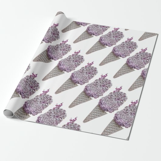 バラ漏斗 ラッピングペーパー (アンロールド)