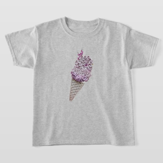 バラ漏斗 Tシャツ (レイダウン)