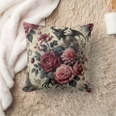 🔥バラ火葬場 – ゴシックビクトリアン クッション (ブランケット)