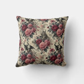 🔥バラ火葬場 – ゴシックビクトリアン クッション (裏面)