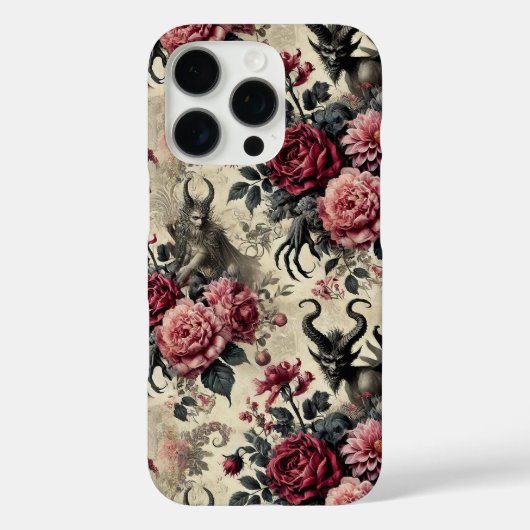 🔥バラ火葬場 – ゴシックビクトリアン Case-Mate iPhoneケース (裏面)
